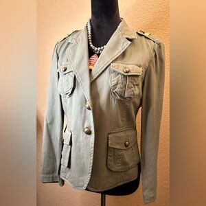 Boston Proper Utility Jacket in Olive